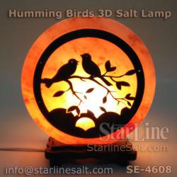 Humming Birds 3D Salt Lamp